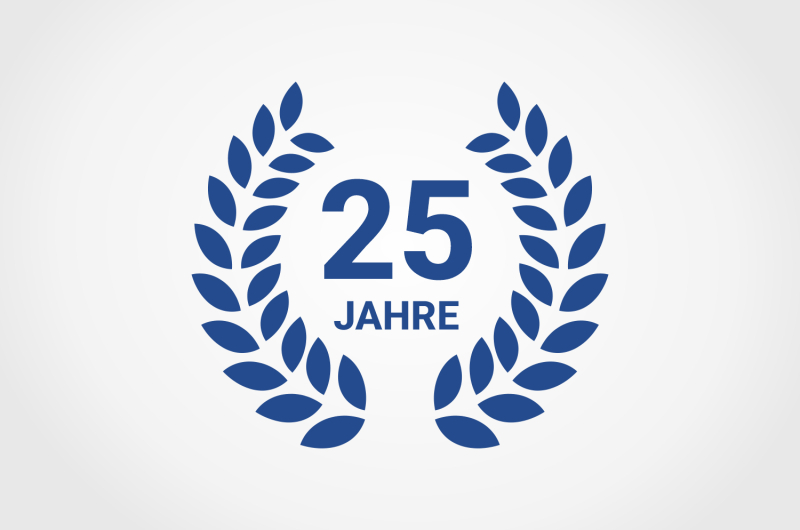 Feiert 25 Jahr