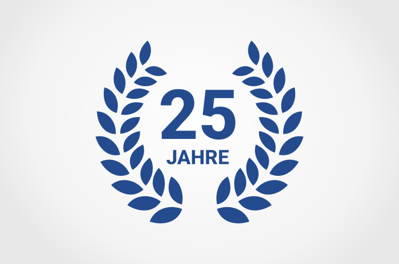 feiert 25 Jahre
